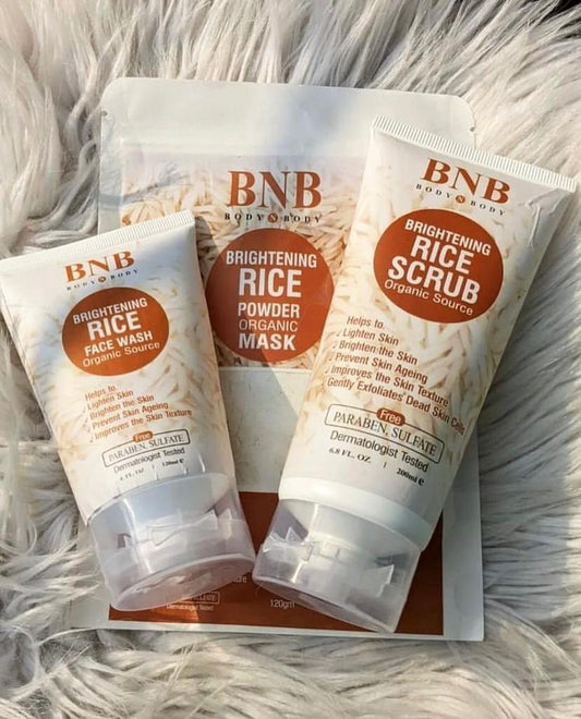 BNB Rice Kit Extract Bright & Glow Kit